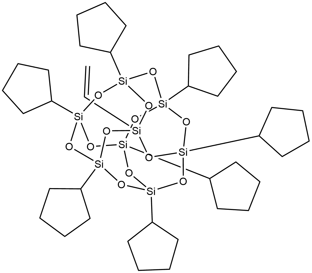 1 3 5 7 9 11 13-HEPTACYCLOPENTYL-15- Structure