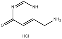 6-(aminomethyl)-1,4-dihydropyrimidin-4-one
hydrochloride 구조식 이미지