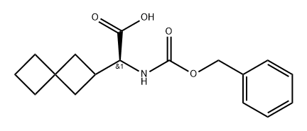 (S)-2-(((Benzyloxy)carbonyl)amino)-2-(spiro[3.3]heptan-2-yl)acetic acid Structure