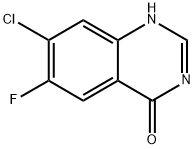 7-Chloro-6-fluoroquinazolin-4(3H)-one 구조식 이미지