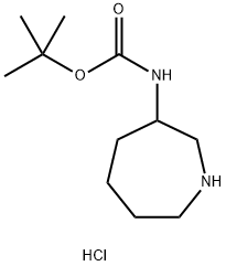 tert-butyl azepan-3-ylcarbamate hydrochloride 구조식 이미지