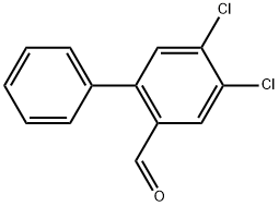 4,5-Dichloro[1,1'-biphenyl]-2-carboxaldehyde Structure