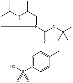 3-Boc-3,9-diaza-bicyclo4.2.1none tosylate Structure