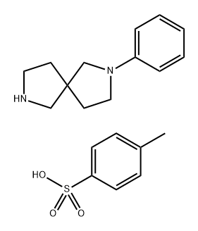 2-Phenyl-2,7-diaza-spiro4.4none p-toluenesulfote Structure