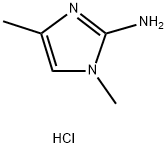 1,4-Dimethyl-1H-imidazol-2-amine hydrochloride Structure