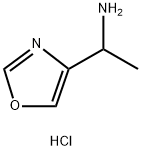 1-(Oxazol-4-yl)ethan-1-amine hydrochloride 구조식 이미지