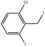 1-Chloro-3-iodo-2-(iodomethyl)benzene Structure