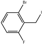 1-Bromo-3-fluoro-2-(iodomethyl)benzene Structure