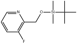 2-(((tert-Butyldimethylsilyl)oxy)methyl)-3-fluoropyridine Structure