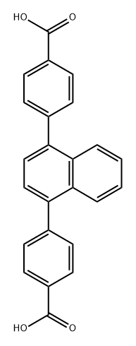 4,4'-(naphthalene-1,4-diyl)dibenzoic acid Structure