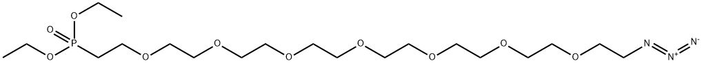 Azido-PEG7-Phosphonic Ester 구조식 이미지