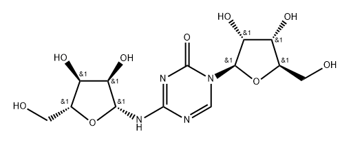 5-Azacytosine Dipentose Structure