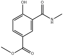 Methyl 4-hydroxy-3-(methylcarbamoyl)benzoate Structure