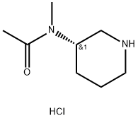 N-methyl-N-[(3S)-3-piperidyl]acetamide Structure