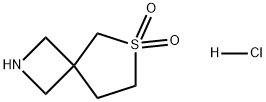 6-Thia-2-azaspiro[3.4]octane, 6,6-dioxide, hydrochloride (1:1) Structure