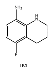 5-fluoro-1,2,3,4-tetrahydroquinolin-8-amine hydrochloride Structure