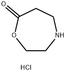 1,4-Oxazepin-7(2H)-one, tetrahydro-, hydrochloride (1:1) Structure