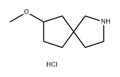 8-methoxy-2-azaspiro[4.4]nonane hydrochloride Structure