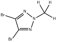 4,5-Dibromo-2-(methyl-d3)-2H-1,2,3-triazole 구조식 이미지