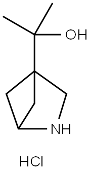 2-(2-Azabicyclo[2.1.1]hexan-4-yl)propan-2-ol hydrochloride 구조식 이미지