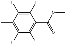 Methyl 2,3,5-trifluoro-6-iodo-4-methylbenzoate Structure