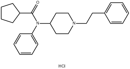 Cyclopentyl fentanyl (hydrochloride) (CRM) Structure