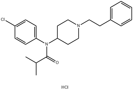 para-Chloroisobutyryl fentanyl (hydrochloride) Structure