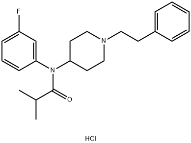 meta-Fluoroisobutyryl fentanyl (hydrochloride) (CRM) Structure