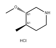 (3S,4R)-3-Methoxy-4-methyl-piperidine hydrochloride 구조식 이미지