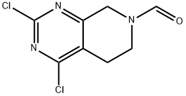 2,4-Dichloro-5,8-dihydropyrido[3,4-d]pyrimidine-7(6H)-carboxaldehyde Structure
