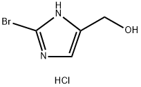 1H-Imidazole-5-methanol, 2-bromo-, hydrochloride (1:1) Structure