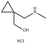(1-Methylaminomethyl-cyclopropyl)-methanol hydrochloride 구조식 이미지