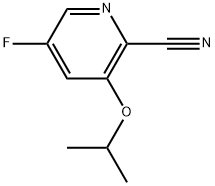 5-Fluoro-3-(1-methylethoxy)-2-pyridinecarbonitrile Structure