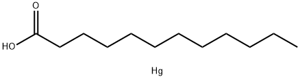 Dodecanoic acid, mercury(2+) salt (2:1) Structure