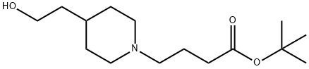 tert-Butyl 4-(4-(2-hydroxyethyl)piperidin-1-yl)butanoate 구조식 이미지