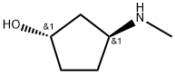 (1S,3S)-3-(methylamino)-Cyclopentanol Structure