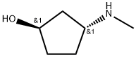 (1R,3R)-3-(methylamino)-Cyclopentanol Structure