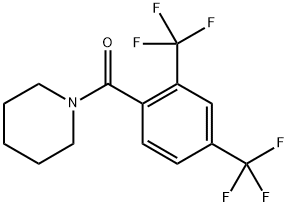 (2,4-bis(trifluoromethyl)phenyl)(piperidin-1-yl)methanone Structure