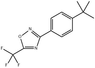 3-(4-(tert-butyl)phenyl)-5-(trifluoromethyl)-1,2,4-oxadiazole Structure