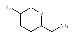 6-Aminomethyl-tetrahydro-pyran-3-ol Structure