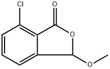 4-Chloro-3-methoxy-3H-isobenzofuran-1-one Structure