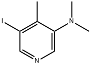 5-Iodo-N,N,4-trimethyl-3-pyridinamine Structure