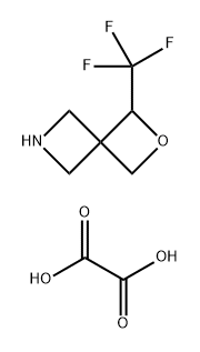 2-Oxa-6-azaspiro[3.3]heptane, 1-(trifluoromethyl)-, ethanedioate (2:1) Structure