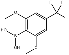 (2,6-Dimethoxy-4-(trifluoromethyl)phenyl)boronic acid Structure