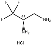 (S)-3,3,3-trifluoropropane-1,2-diamine dihydrochloride 구조식 이미지