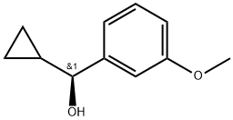 (S)-Cyclopropyl(3-methoxyphenyl)methanol Structure