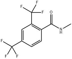 N-methyl-2,4-bis(trifluoromethyl)benzamide Structure