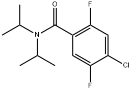 4-Chloro-2,5-difluoro-N,N-bis(1-methylethyl)benzamide Structure