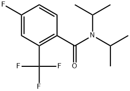 4-Fluoro-N,N-bis(1-methylethyl)-2-(trifluoromethyl)benzamide Structure