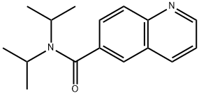 N,N-Bis(1-methylethyl)-6-quinolinecarboxamide Structure